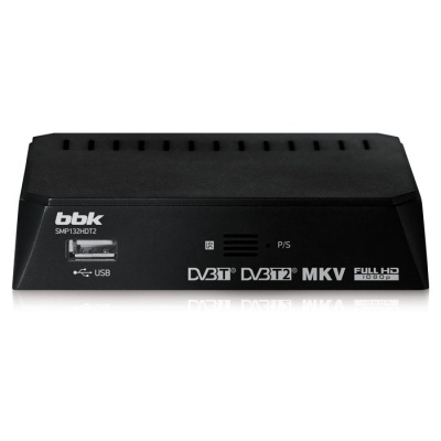 Ресивер DVB-T2 BBK SMP132HDT2 черный