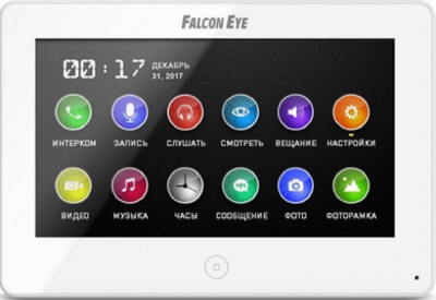 Видеодомофон Falcon Eye FE-70 CAPELLA DVR белый