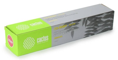 Тонер Картридж Cactus CS-O530Y желтый (5000стр.) для Oki C530