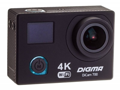 Экшн-камера Digma DiCam 700 черный