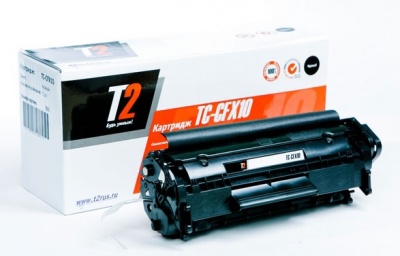 Тонер Картридж T2 FX-10 TC-CFX10 TC-CFX10 черный (2000стр.) для Canon Fax-L100/120/140/160/i-Sensys MF4010/4018