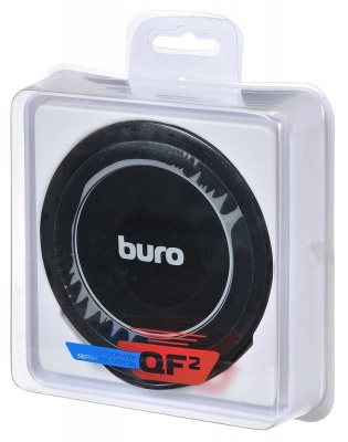 Беспроводное зар./устр. Buro QF2 QC3.0 1A универсальное черный
