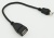 Кабель USB A(f) mini USB B (m) 0.2м черный