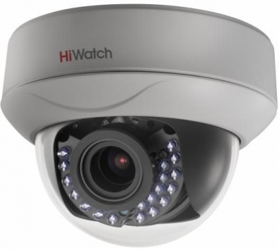 Камера видеонаблюдения Hikvision HiWatch DS-T207 2.8-12мм HD TVI цветная корп.:белый