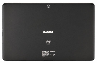 Планшет Digma EVE 1800 3G + Keyboard Atom x5-Z8300 (1.44) 4C/RAM2Gb/ROM32Gb 10.1" IPS 1366x768/3G/Windows 10/графит/2Mpix/2Mpix/BT/WiFi/Touch/microSD 32Gb/GPRS/EDGE/mHDMI/minUSB/7700mAh