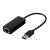 Адаптер Hama H-49244 00049244 RJ-45 (f) USB A(m) черный