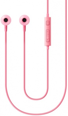 Гарнитура вкладыши Samsung EO-HS130 1.2м розовый проводные (в ушной раковине)