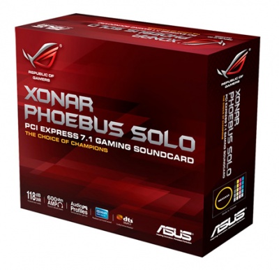 Звуковая карта Asus PCI-E ROG Xonar Phoebus Solo (C-Media CMI8888DHT) 7.1 Ret