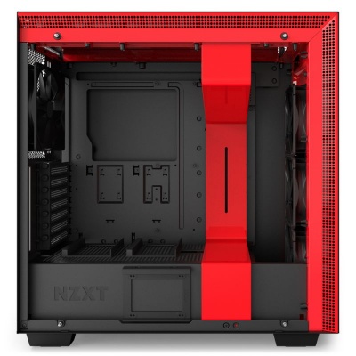 Корпус NZXT H700i CA-H700W-BR черный/красный без БП E-ATX 3x120mm 1x140mm 2xUSB2.0 2xUSB3.0 audio bott PSU