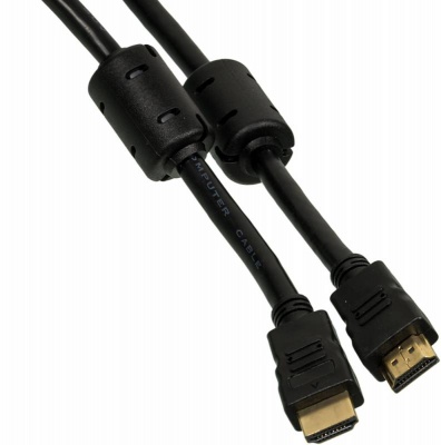 Кабель аудио-видео Ningbo HDMI-5M-MG HDMI (m)/HDMI (m) 5м. феррит.кольца Позолоченные контакты черный