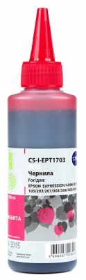 Чернила Cactus CS-I-EPT1703 пурпурный 100мл для Epson ExpHo XP33/103/203/207/303/306