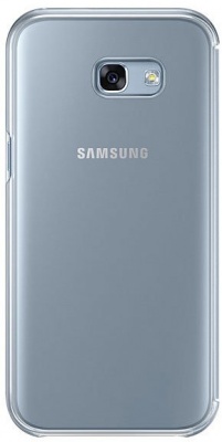 Чехол (флип-кейс) Samsung для Samsung Galaxy A7 (2017) Clear View Cover голубой (EF-ZA720CLEGRU)
