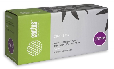 Тонер Картридж Cactus CS-EPS167 черный (3000стр.) для Epson EPL6200/6200N/LP2500