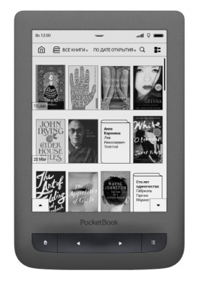 Электронная книга PocketBook 626 PLUS 6" E-ink HD Carta Touch Screen 1Ghz 256Mb/4Gb/microSDHC серый