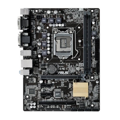 Материнская плата Asus H110M-C Soc-1151 Intel H110 2xDDR4 mATX AC`97 8ch(7.1) GbLAN+VGA+DVI