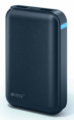 Мобильный аккумулятор Hiper SP7500 Li-Ion 7500mAh 2.1A+1A синий 2xUSB