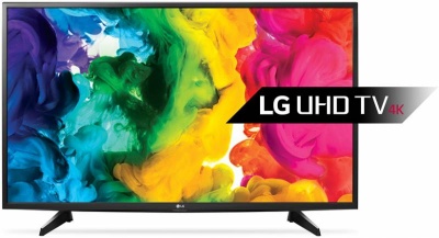 Телевизор LED LG 43" 43UH610V черный/Ultra HD/100Hz/DVB-T2/DVB-C/DVB-S2/USB/WiFi/Smart TV (RUS)