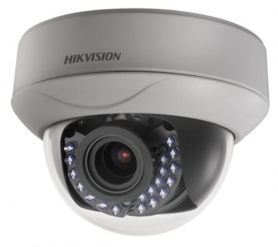 Камера видеонаблюдения Hikvision DS-2CE56D1T-VFIR 2.8-12мм HD TVI цветная корп.:серый