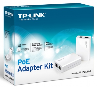 Сетевой адаптер РоЕ TP-Link TL-POE200 Ethernet