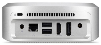 Неттоп Acer Revo RN66 i3 5005U (2)/4Gb/500Gb/HDG5500/CR/Free DOS/GbitEth/WiFi/45W/клавиатура/мышь/белый/серебристый