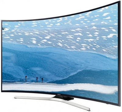 Телевизор LED Samsung 40" UE40KU6300UXRU черный/CURVED/Ultra HD/200Hz/DVB-T2/DVB-C/DVB-S2/USB/WiFi/Smart TV (RUS)