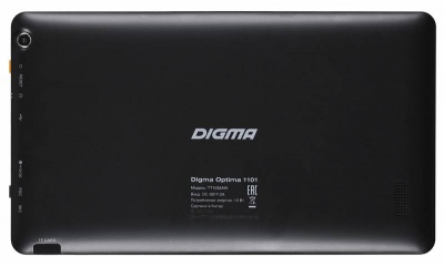 Планшет Digma Optima 1101 Cortex A33 (1.2) 4C/RAM1Gb/ROM8Gb 10.1" TN 1024x600/Android 5.1/черный/2Mpix/0.3Mpix/WiFi/Touch/microSD 32Gb/minUSB/5000mAh
