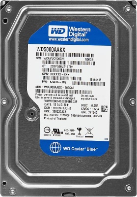 Жесткий диск HP SATA-III 500Gb QK554AA (7200rpm) 8Mb 3.5"