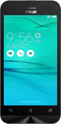 Смартфон Asus ZB452KG Zenfone Go 8Gb 1Gb белый моноблок 3G 2Sim 4.5" 480x854 Android 5.1 5Mpix WiFi BT GPS GSM900/1800 GSM1900 TouchSc MP3 FM A-GPS microSD max64Gb