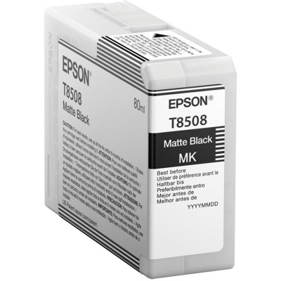 Картридж струйный Epson T8508 C13T850800 черный матовый (80мл) для Epson SureColor SC-P800