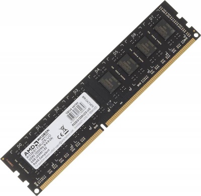 Память DDR3 8Gb 1333MHz AMD R338G1339U2S-UO OEM PC3-10600 CL9 DIMM 240-pin 1.5В