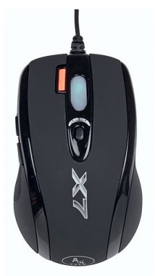 Мышь A4 XL-750MK черный лазерная (3600dpi) USB игровая (6but)