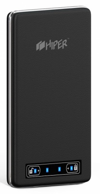 Мобильный аккумулятор Hiper PowerBank XP10500 Li-Pol 10500mAh 2.1A+2.1A черный 2xUSB