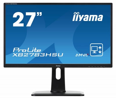 Монитор Iiyama 27" XB2783HSU-B1DP черный VA LED 4ms 16:9 DVI M/M матовая HAS Pivot 300cd 178гр/178гр 1920x1080 D-Sub DisplayPort FHD USB 6кг
