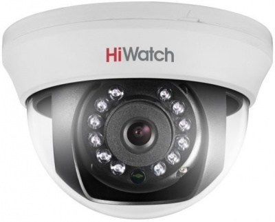 Камера видеонаблюдения Hikvision HiWatch DS-T201 2.8-2.8мм HD TVI цветная корп.:белый