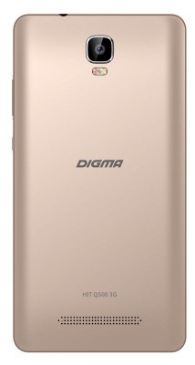 Смартфон Digma HIT Q500 3G 8Gb 1Gb красный моноблок 3G 2Sim 5" 480x854 Android 7.0 5Mpix WiFi GPS GSM900/1800 GSM1900 TouchSc MP3 FM microSD max32Gb
