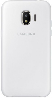 Чехол (клип-кейс) Samsung для Samsung Galaxy J2 (2018) Dual Layer Cove белый (EF-PJ250CWEGRU)