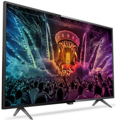 Телевизор LED Philips 55" 55PUT6101/60 черный/Ultra HD/800Hz/DVB-T/DVB-T2/DVB-C/USB/WiFi/Smart TV (RUS)