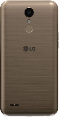 Смартфон LG M250 K10 (2017) 16Gb 2Gb золотистый моноблок 3G 4G 2Sim 5.3" 720x1280 Android 7.0 13Mpix 802.11bgn BT GPS GSM900/1800 GSM1900 TouchSc MP3 FM A-GPS microSD max32Gb