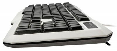 Клавиатура Oklick 740G STAR STRIKE белый USB Gamer LED
