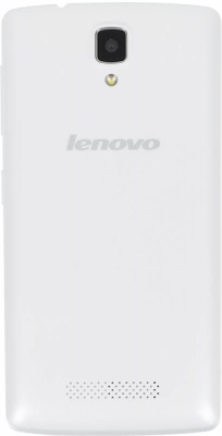 Смартфон Lenovo A1000 8Gb белый моноблок 3G 2Sim 4" 480x800 Android 5.0 5Mpix WiFi BT GPS GSM900/1800 GSM1900 TouchSc MP3 microSDHC max32Gb