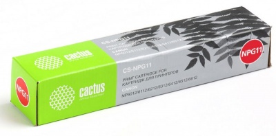 Тонер Картридж Cactus CS-NPG11 черный (5000стр.) для Canon NP6012/6112/6212/6312/6412/6512/6612