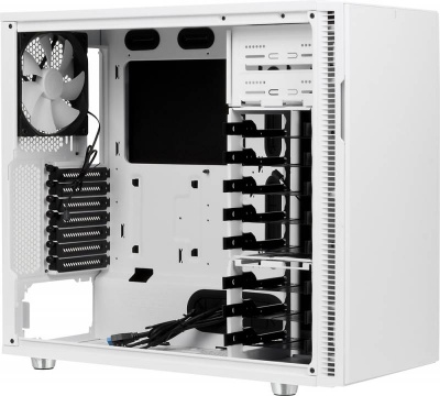 Корпус Fractal Design Define R5 белый без БП ATX 7x120mm 7x140mm 2xUSB2.0 2xUSB3.0 audio front door bott PSU