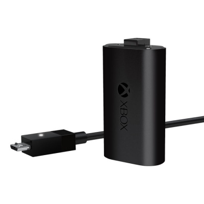 Зарядный комплект Microsoft Play and Charge Kit черный для: Xbox One (S3V-00008)