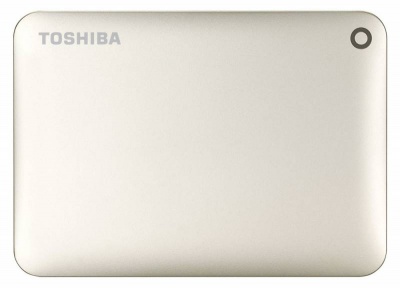 Жесткий диск Toshiba USB 3.0 1Tb HDTC810EC3AA Canvio Connect II 2.5" золотистый