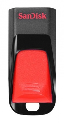 Флеш Диск Sandisk 32Gb Cruzer Edge SDCZ51-032G-B35 USB2.0 красный/черный