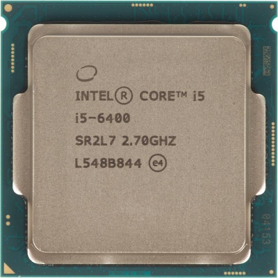 Процессор Intel Original Core i5 6400 Soc-1151 (BX80662I56400 S R2L7) (2.7GHz/Intel HD Graphics 530) Box